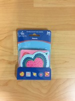 Assorted Hearts Mini Cutouts 36pc