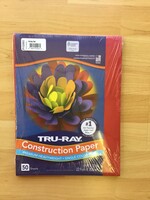 Holiday Red 9" x 12" Tru-Ray Construction Paper 50 sheets