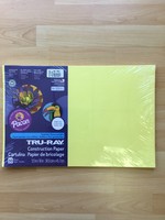 Light Yellow 12" x 18" Tru-Ray Construction Paper 50 sheets