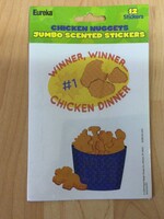 Jumbo Chicken Nugget Stickers (12)
