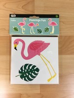 Flamingo Fun Cutouts 72pc