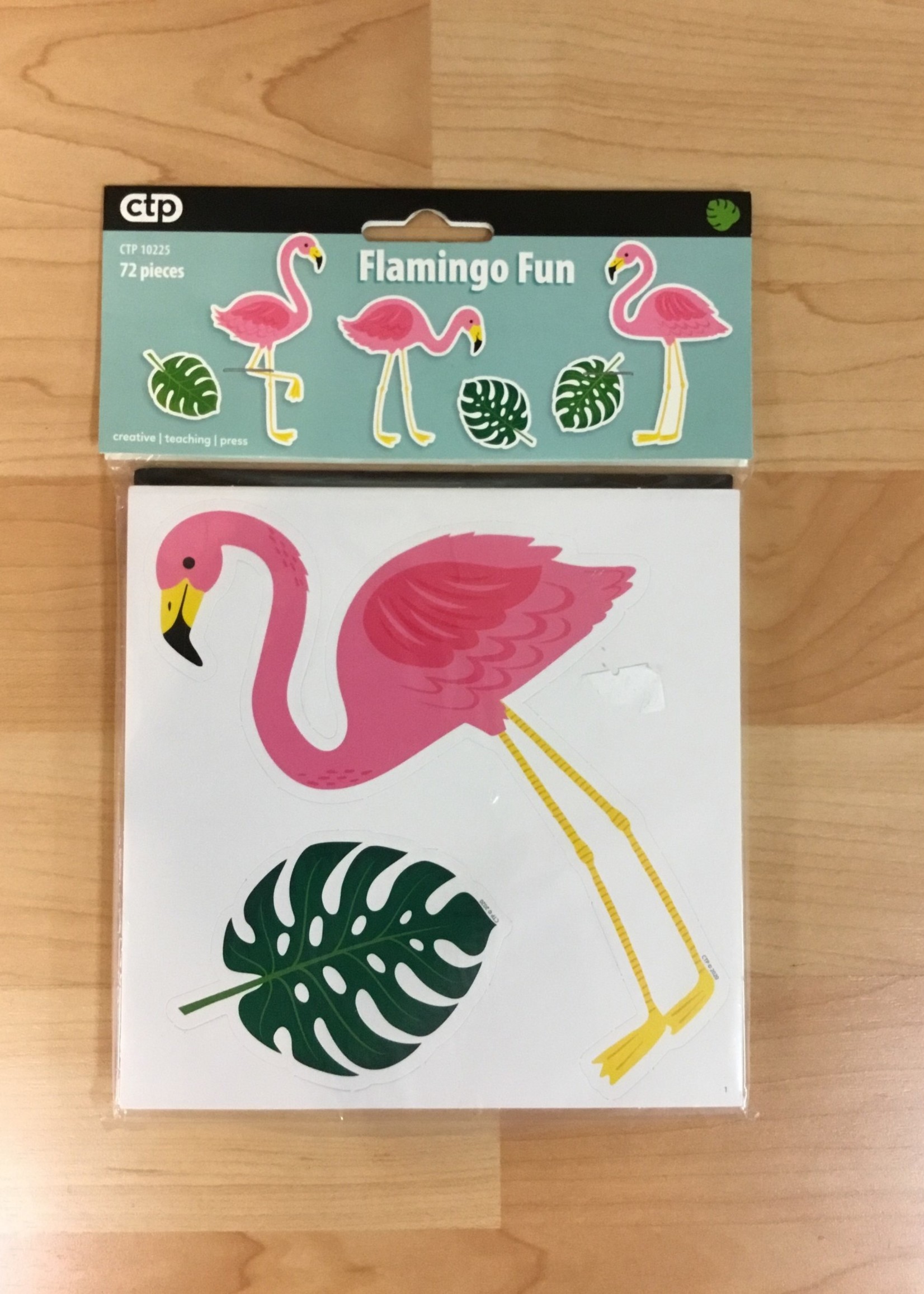 Flamingo Fun Cutouts 72pc