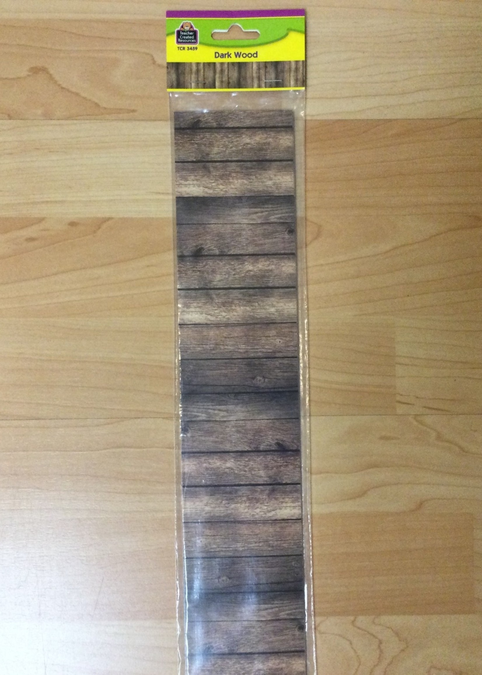 Dark Wood Straight Border