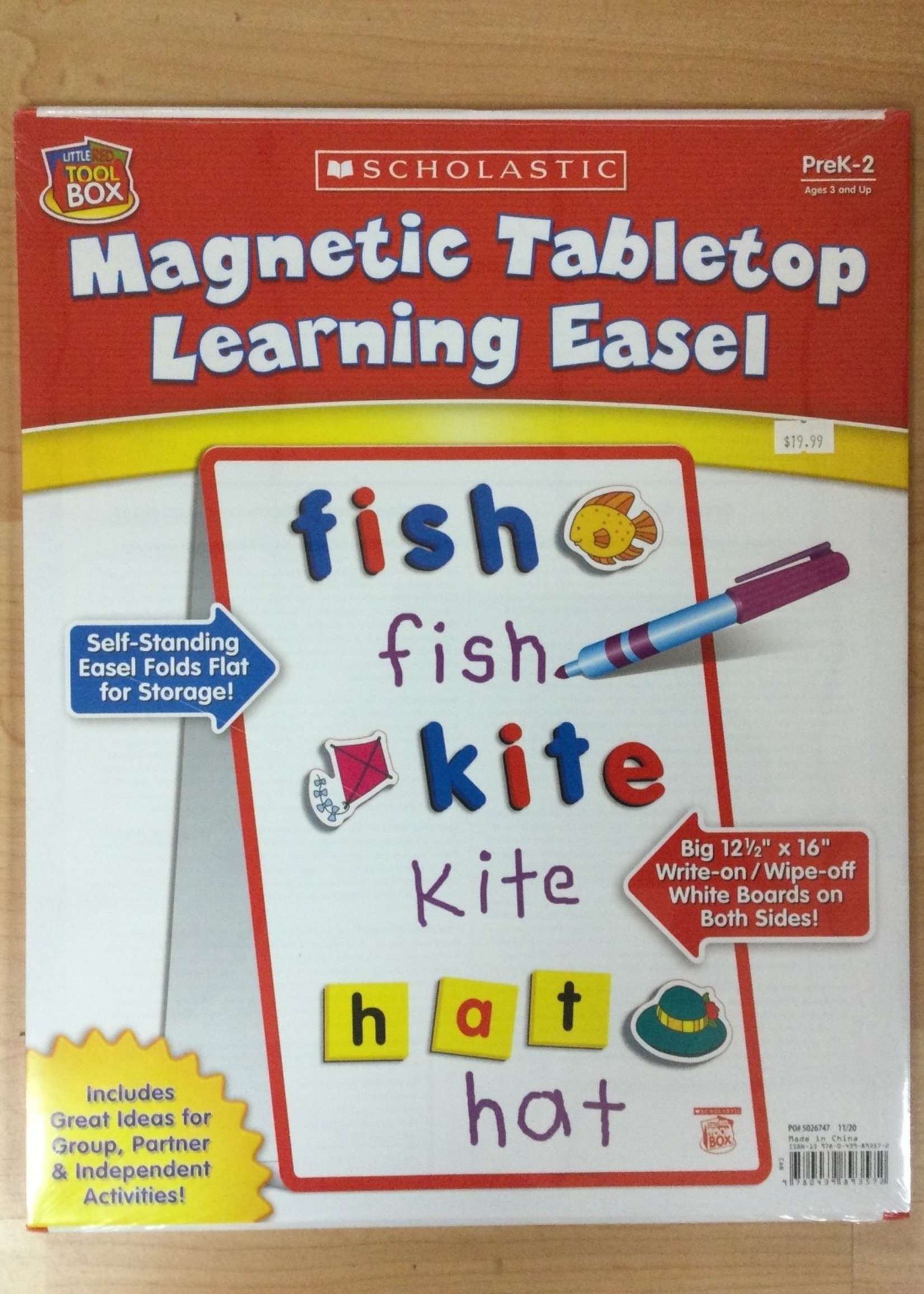Magnetic Tabletop Learning Easel