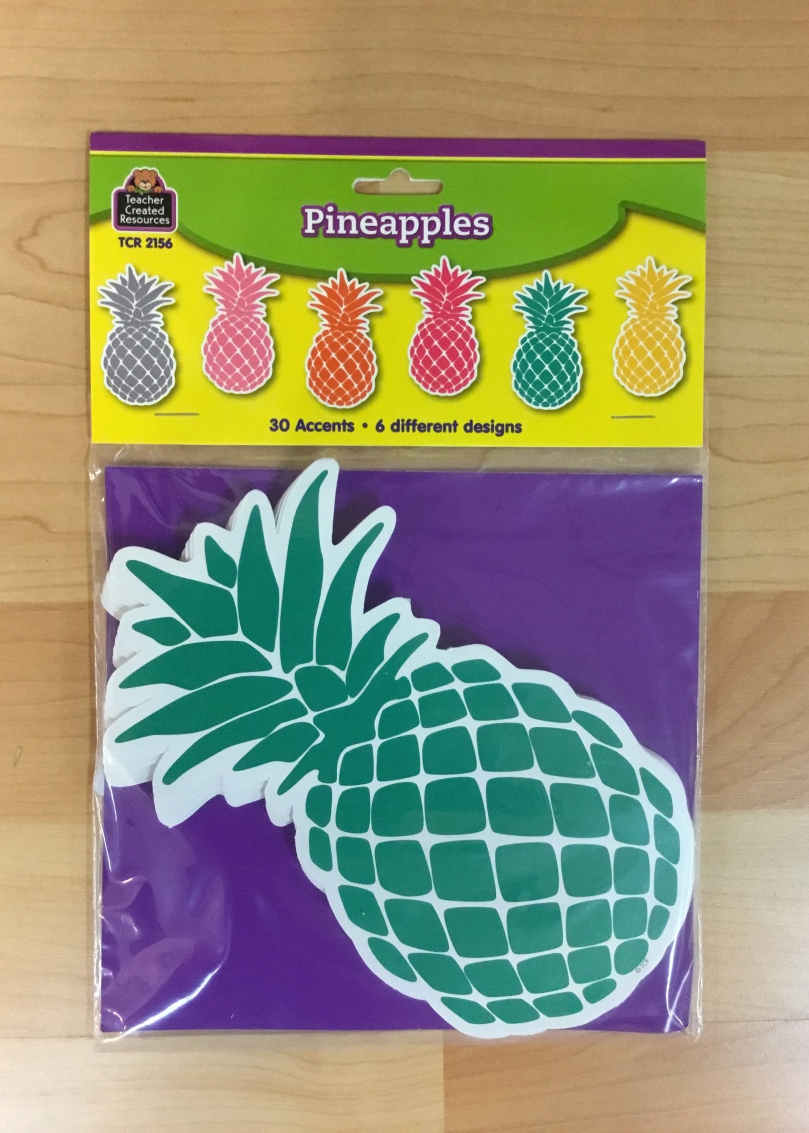 Tropical Punch Pineapples Cutouts 30pc