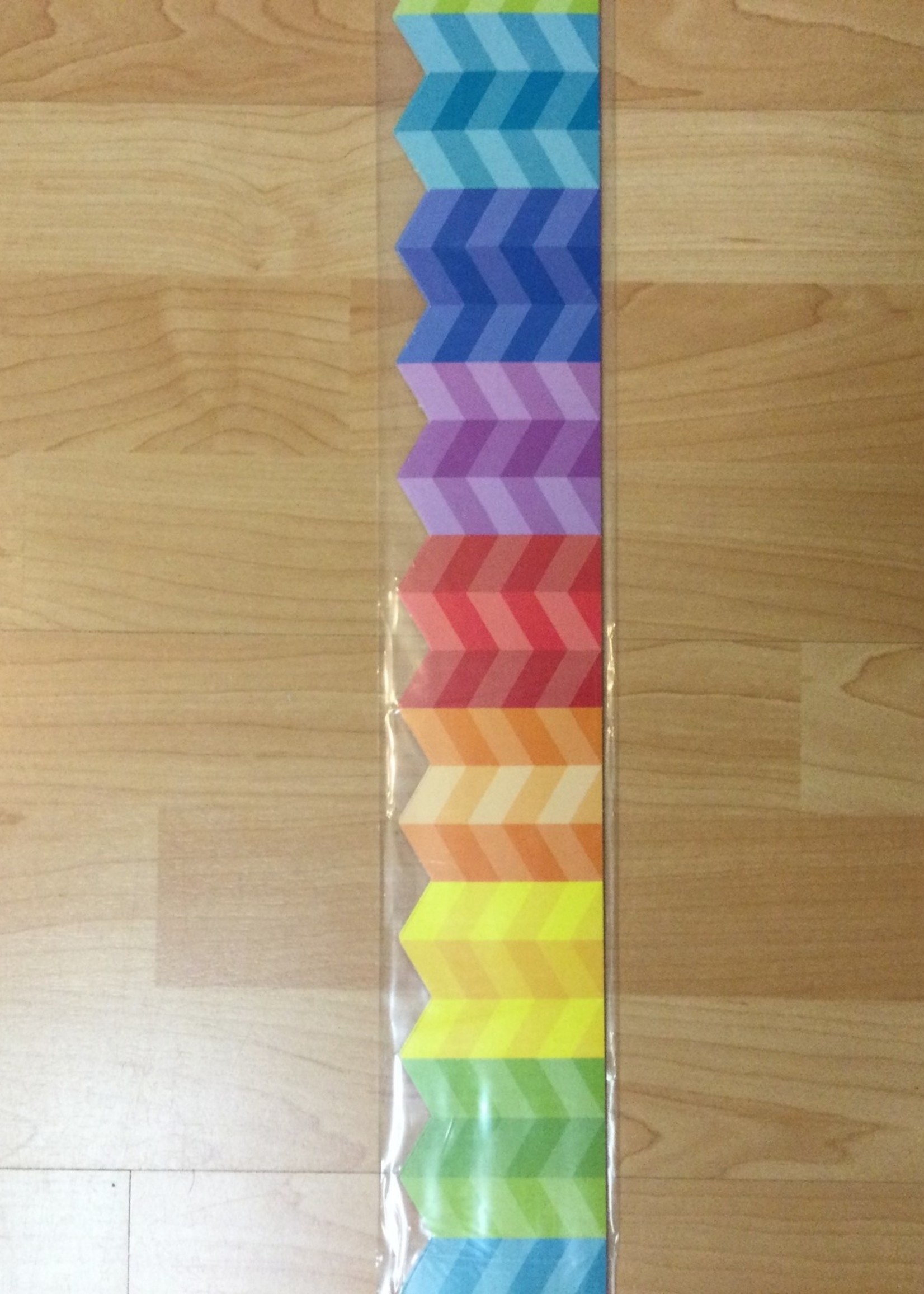 Rainbow Herringbone Border