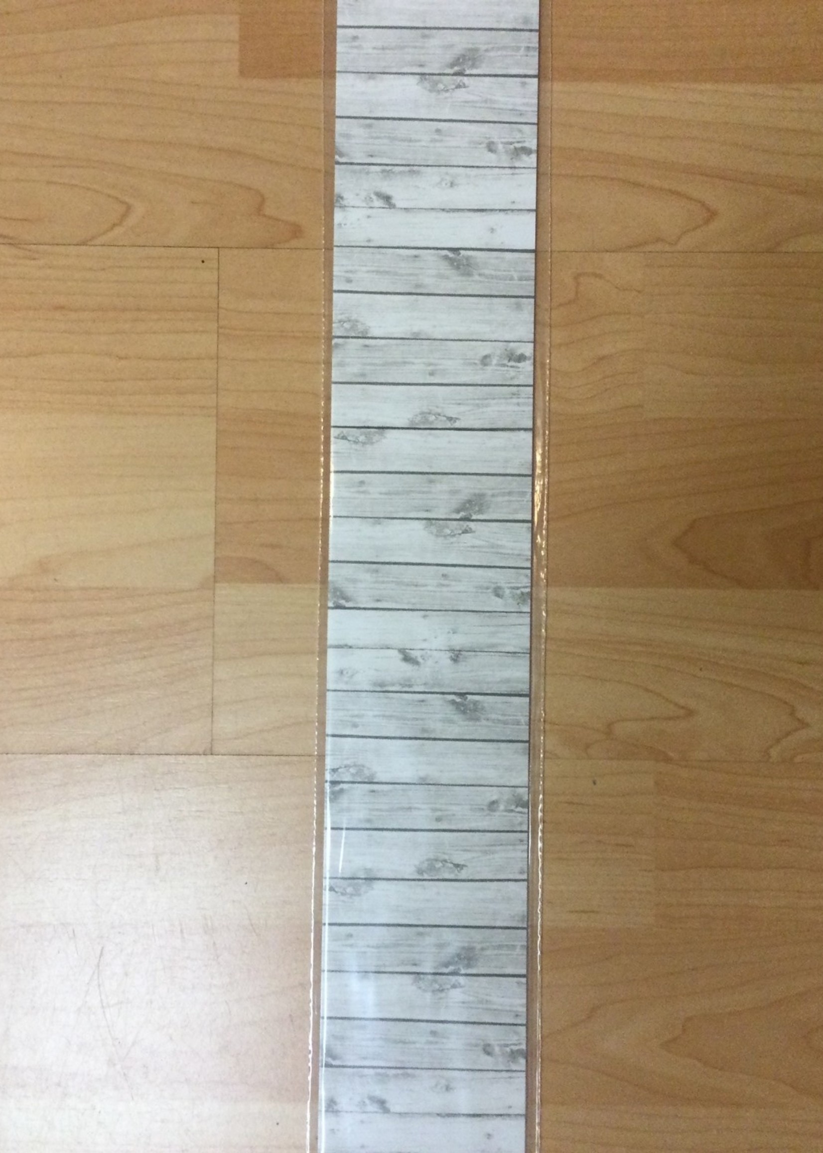 White Wood Straight Border 35'