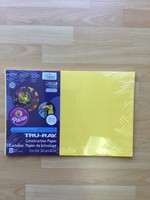 Yellow 12" x 18" Tru-Ray Construction Paper