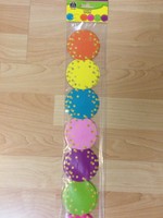 Confetti Circles Die Cut Border 35'
