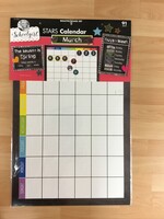 Schoolgirl Style STARS Calendar Bulletin Board