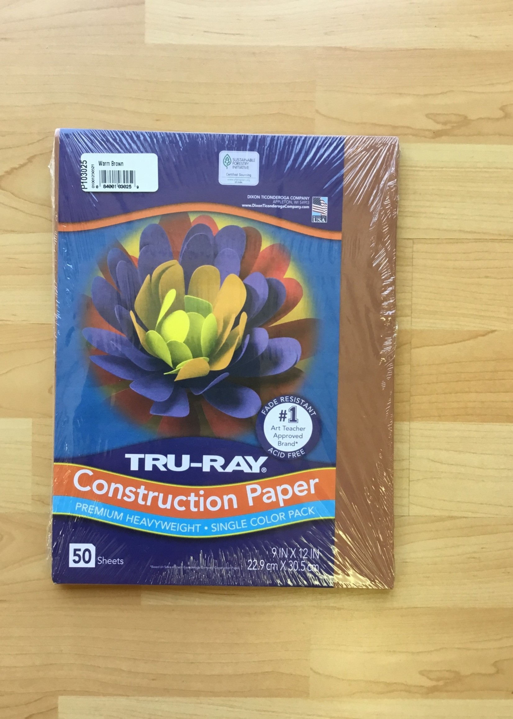 Warm Brown 9" x 12" Tru-RayConstruction Paper