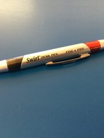 Swirl Red/Black Ball Point Pen