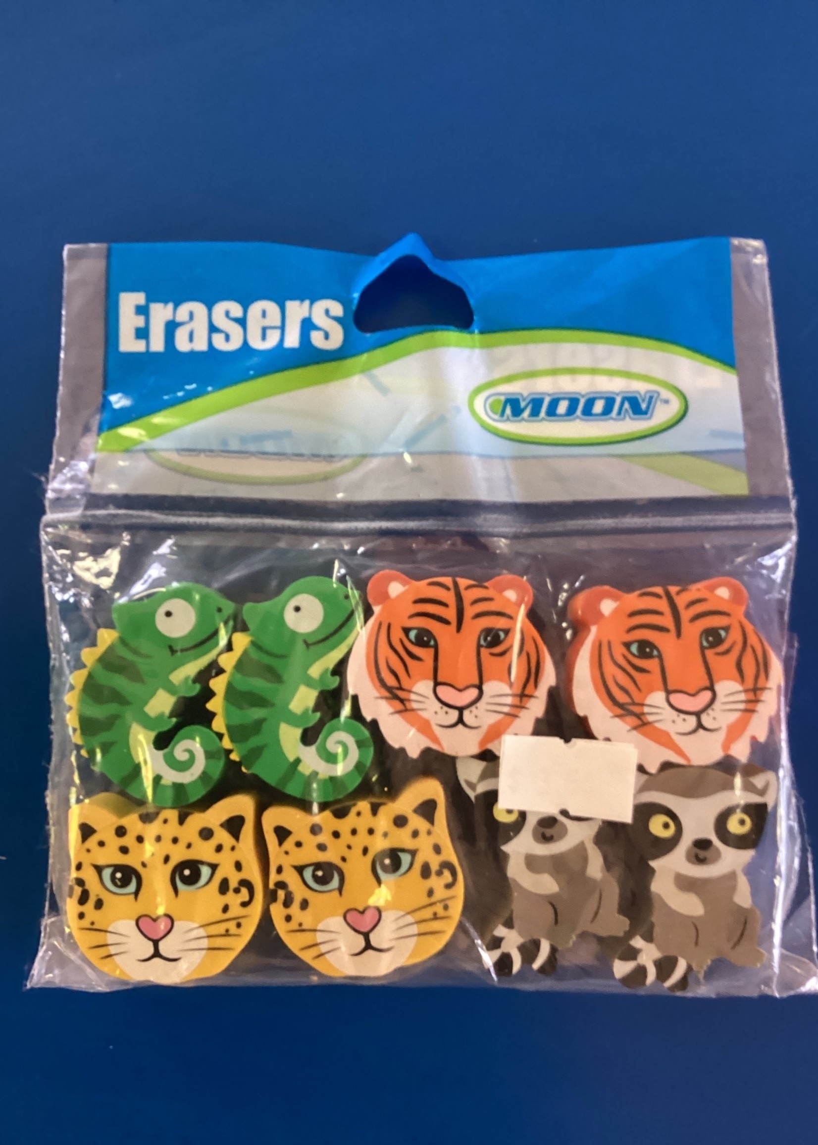 Jungle Fun Topper Assorted Pencil Erasers 8pc