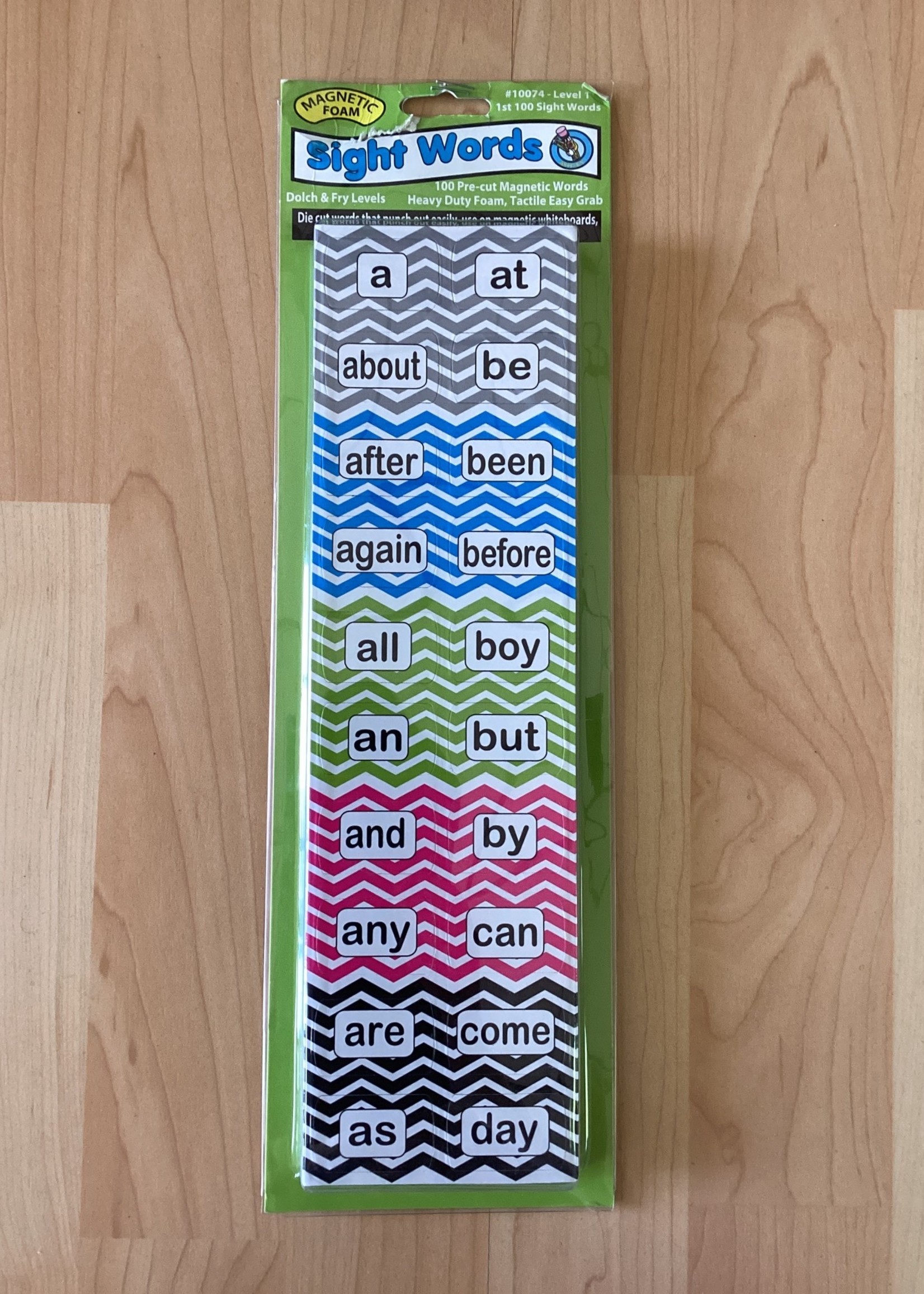 Magnetic Foam Sight Words Level 1