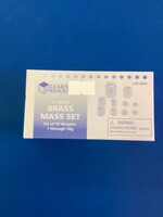 Brass Mass Set of 10 Weights 1g-50g