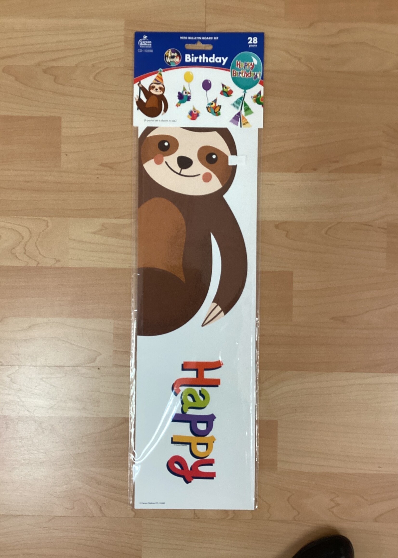 One World Birthday Mini Bulletin Board