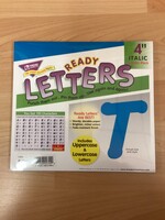 Blue 4" Italic Letter Combo Pack 193pc