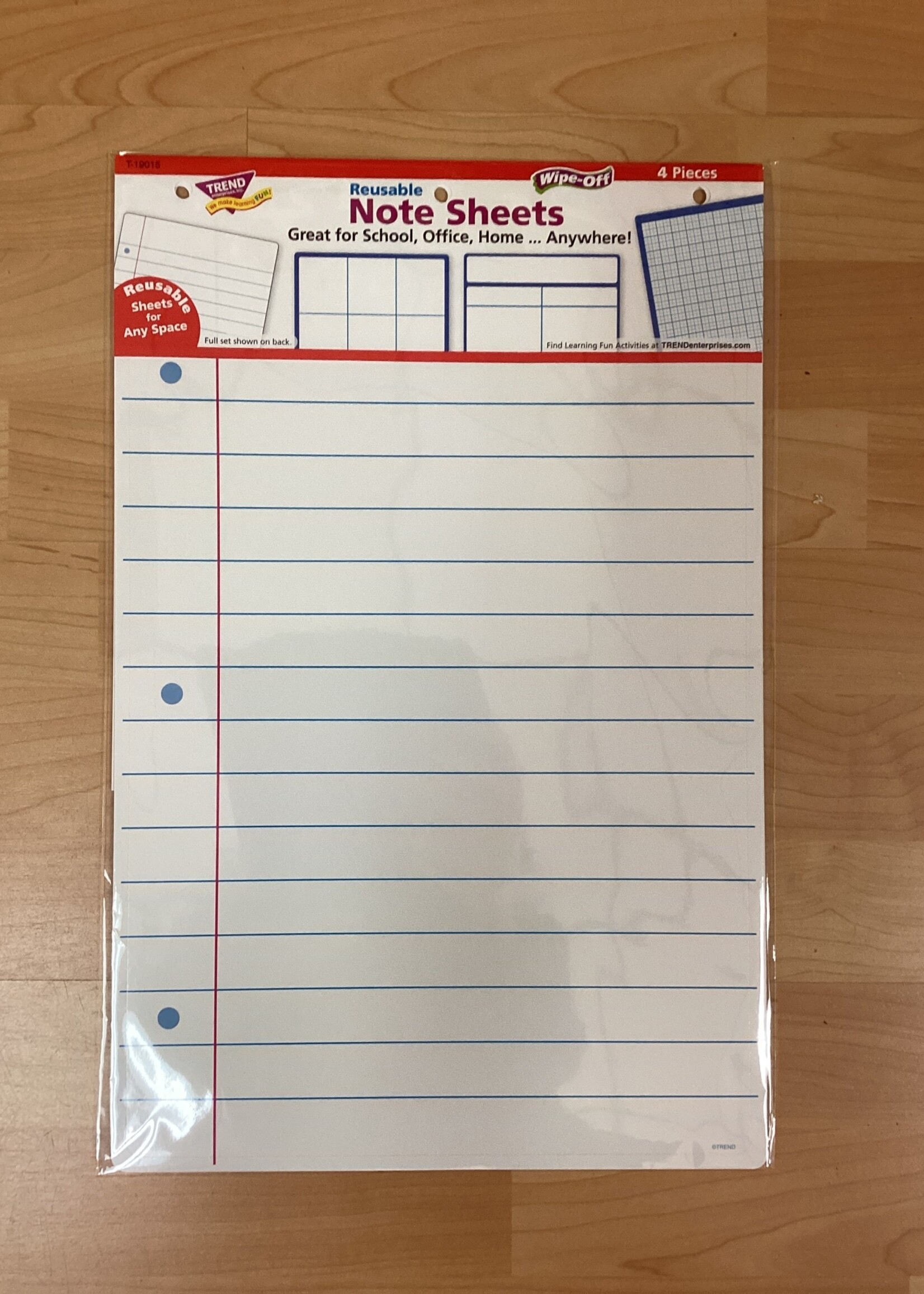 Reusable Note Sheets Bulletin Board 4pc
