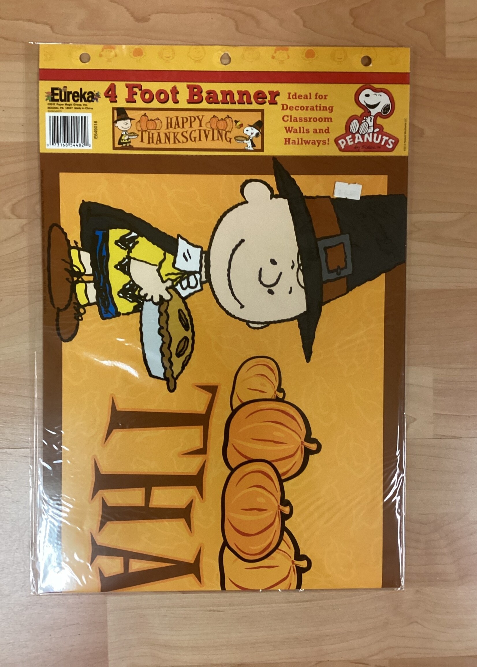 Peanuts Thanksgiving Banner