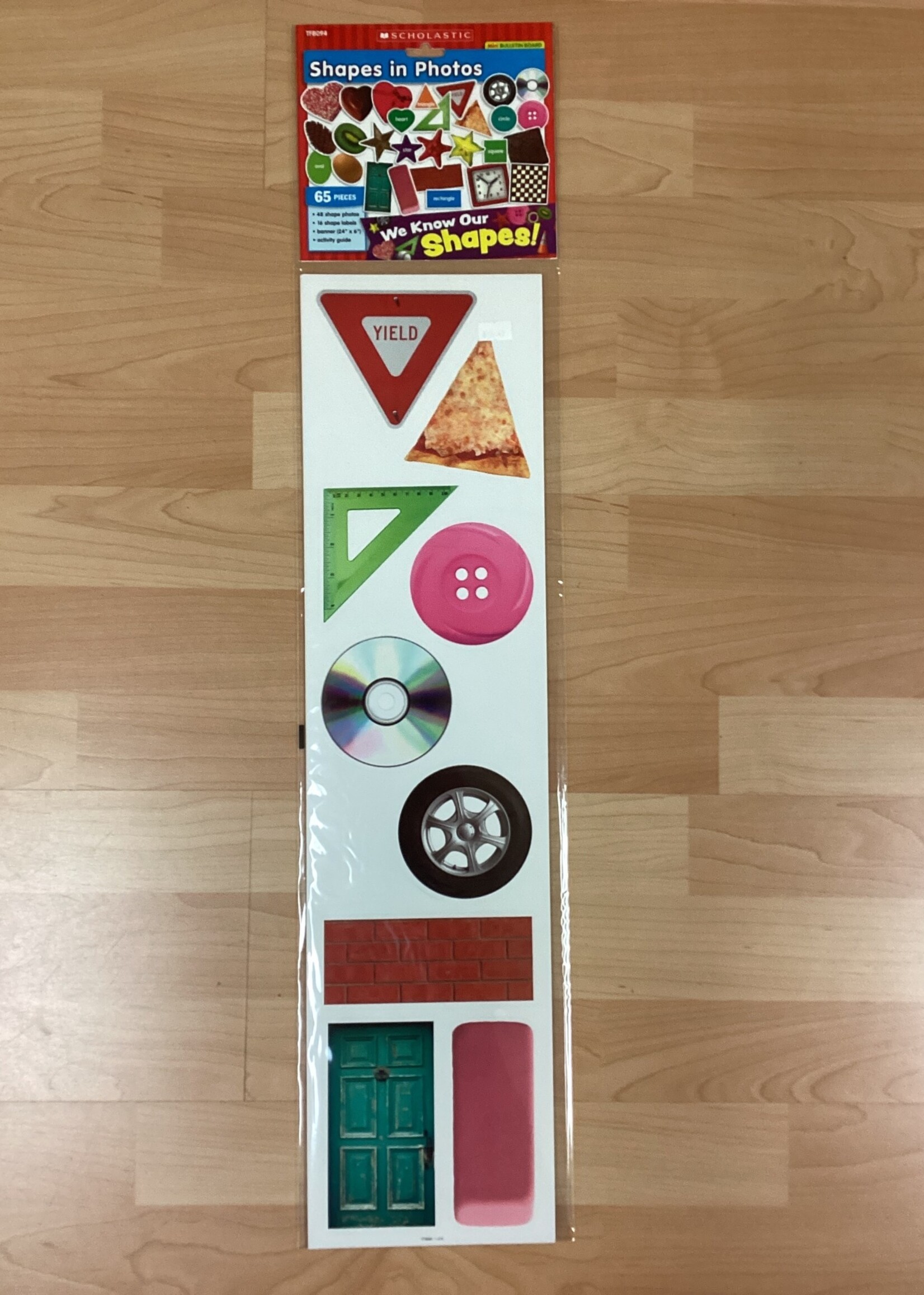 Shapes in Photos Mini Bulletin Board Set