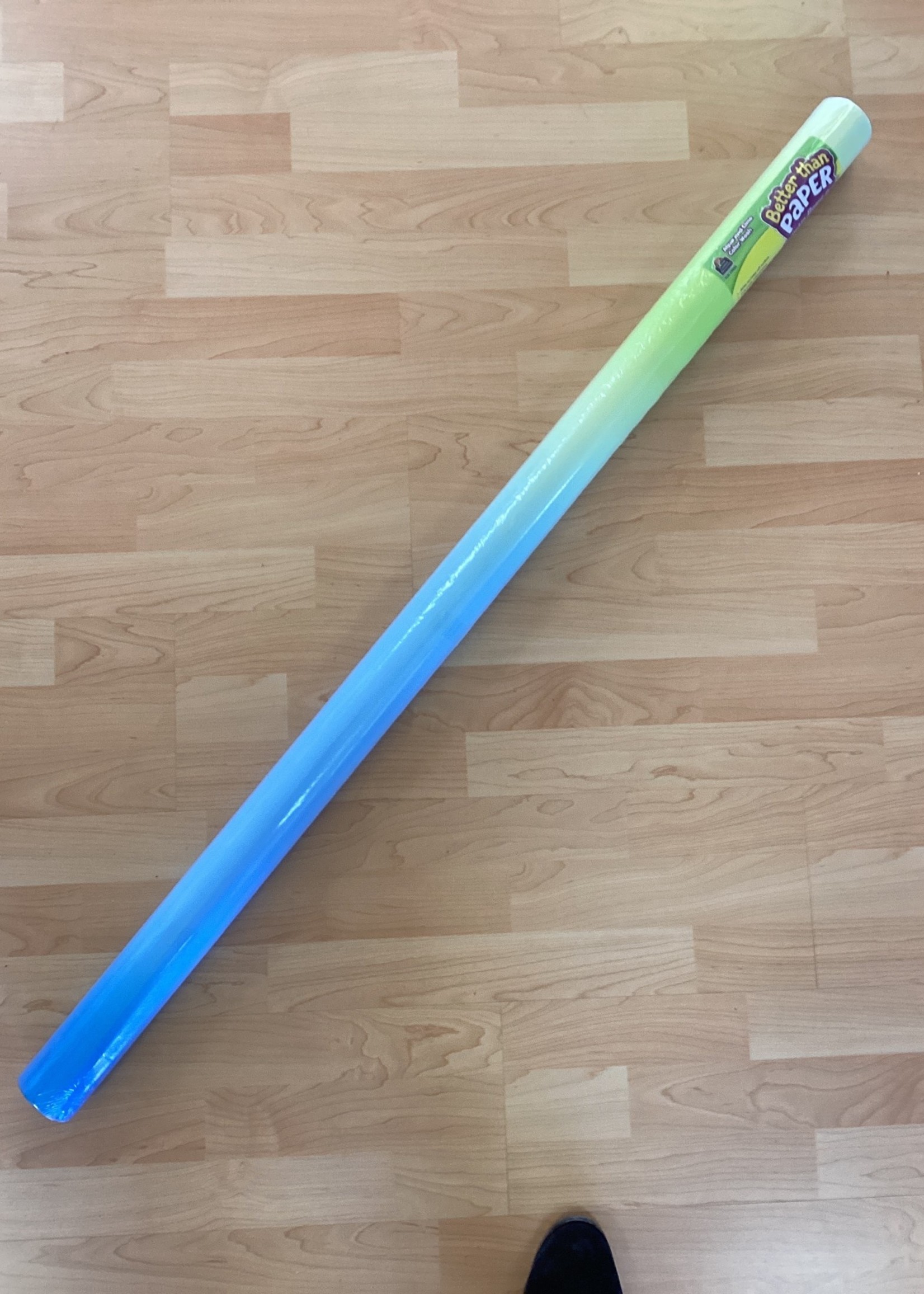 Aqua & Lime Color Wash Better Than Paper 4'x12'