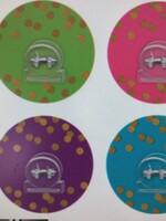 Confetti Clingy Thingies Clips 4pk