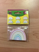 Pastel Pop Rainbow Mini Cutouts 36pc