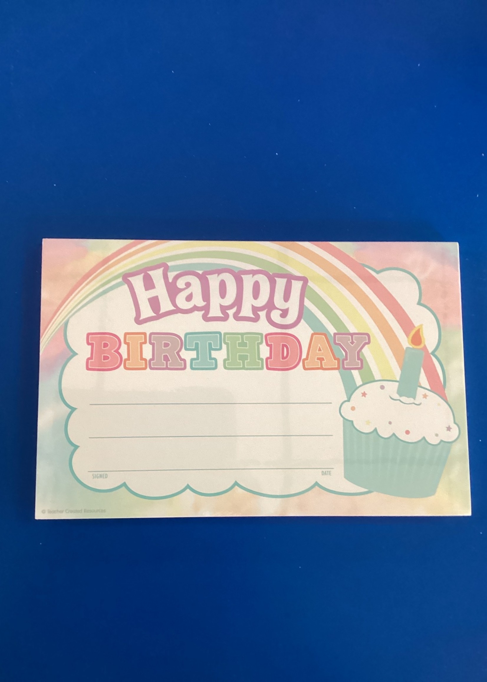 Pastel Pop Happy Birthday Award