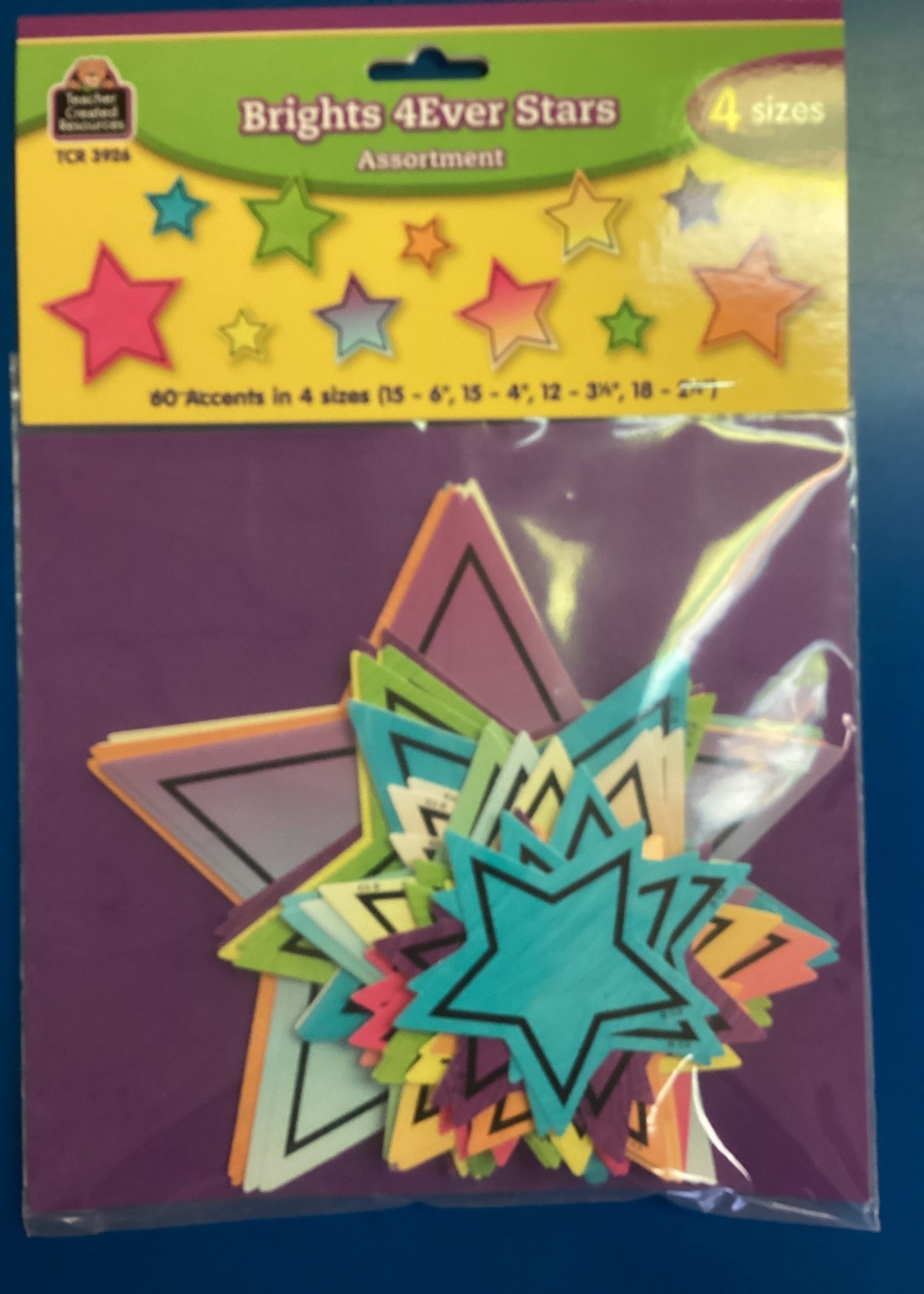 Brights 4Ever Stars Cutouts 60pc