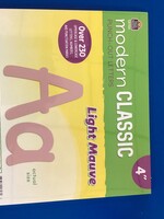 Modern Classic Light Mauve 4" Letters 230pc