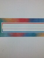 Watercolor Nameplate Watercolor Nameplates 36pc