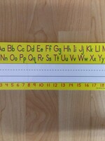 Left/Right Alphabet Name Plates 36pk