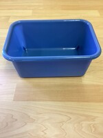 Small Slate Blue Storage Bin