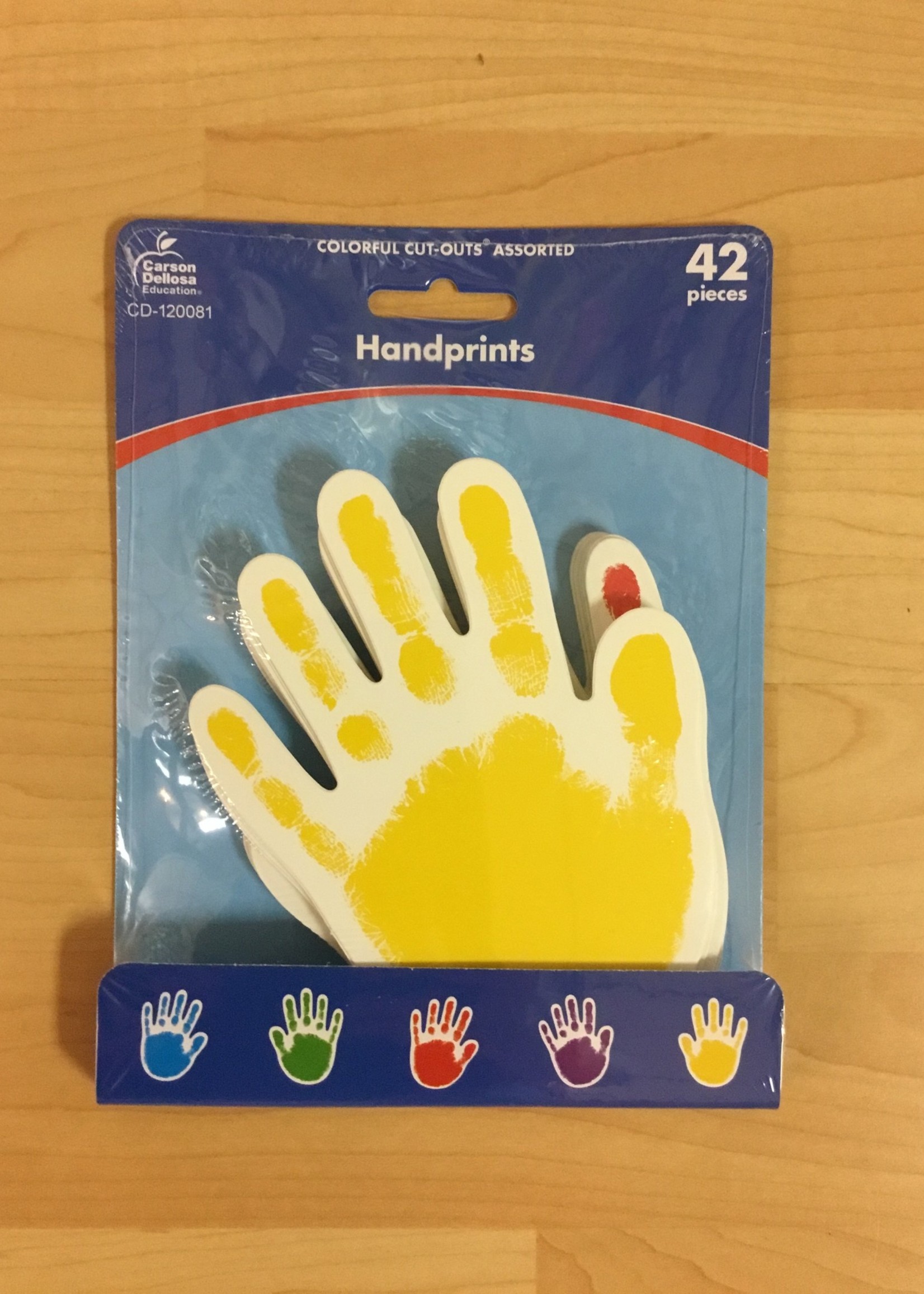 Handprints Cutouts Handprints Cutouts 42pc