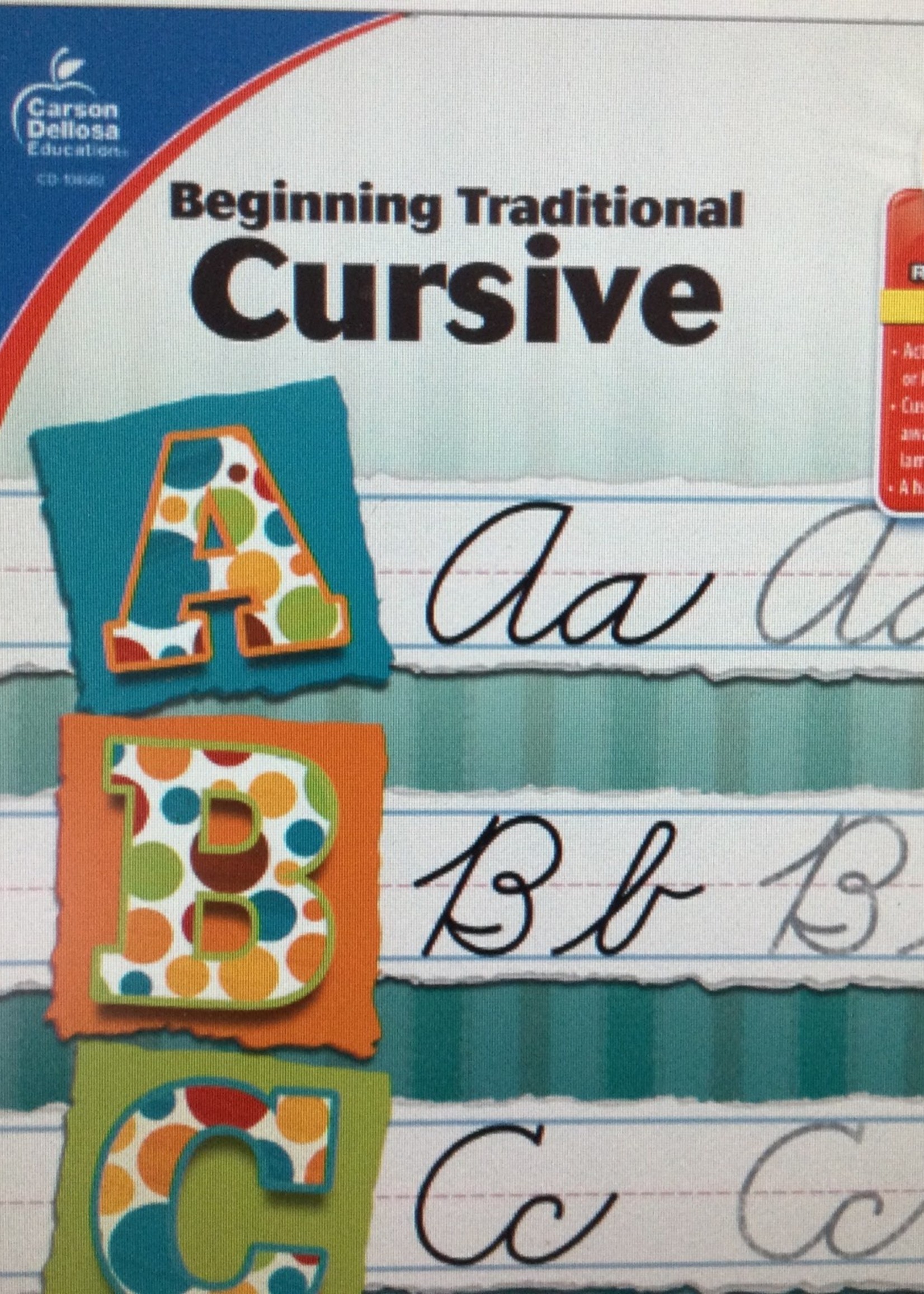 Beginning Traditional Cursive Beginning Traditional Cursive