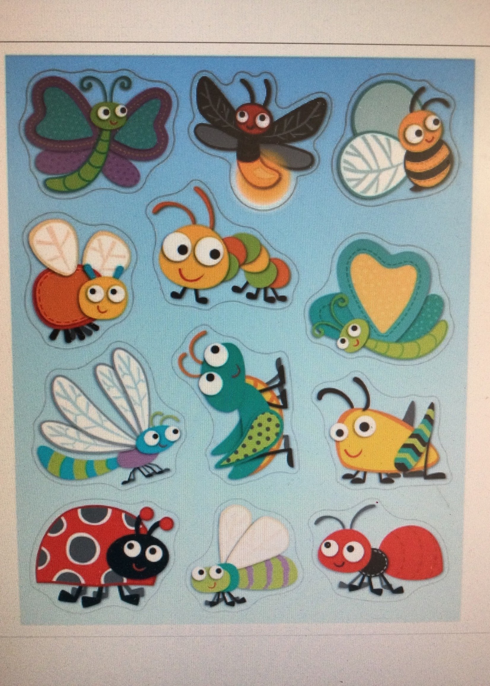 Buggy for Bugs Stickers