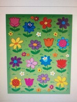 Flower Shape Stickers 96pc