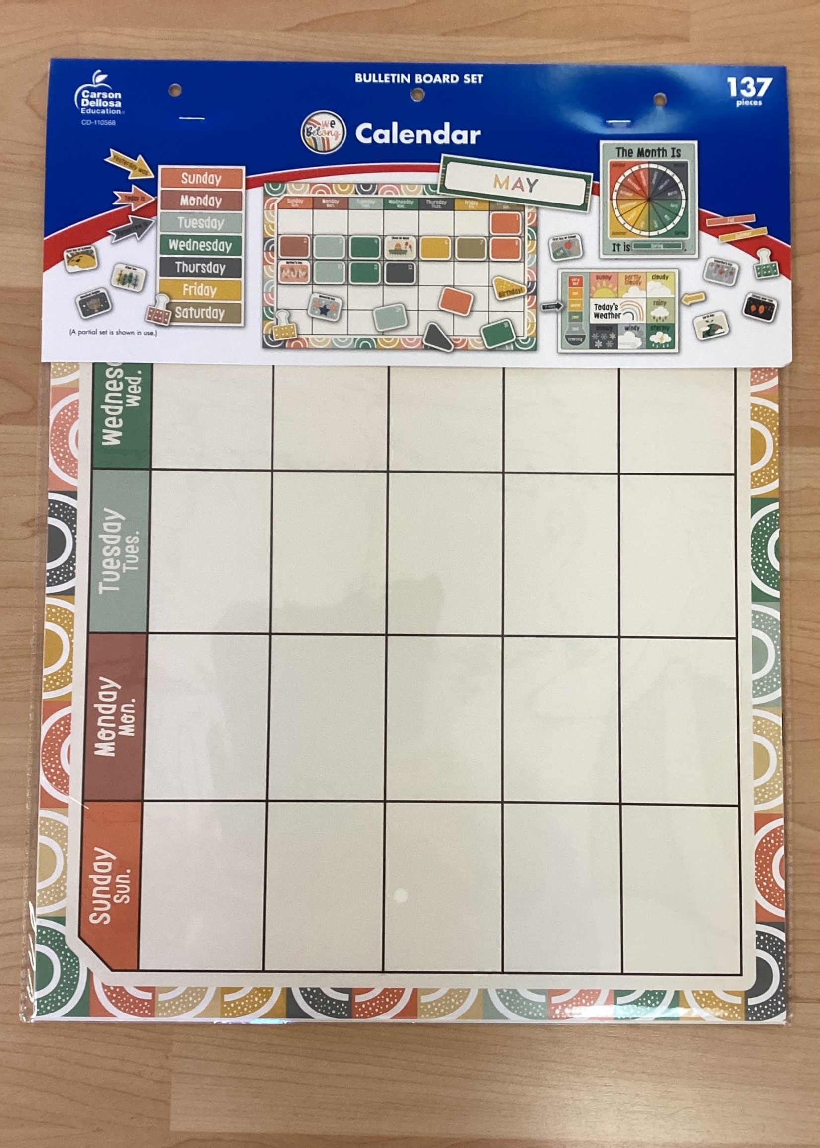 We Belong Calendar Bulletin Board