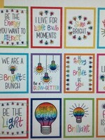 Schoolgirl Style Lightbulb Moments Poster Set 12pc