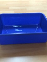 Large Blue Plastic Storage Bin