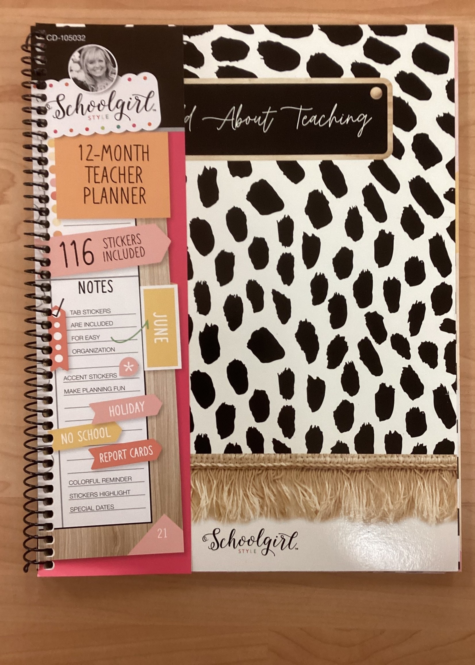 Schoolgirl Style Simply Safari Teacher Planner