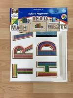 Creatively Inspired Subject Pegboards Bulletin Board