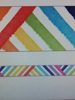 Schoolgirl Style Lightbulb Moments Crisscross Rainbow Border