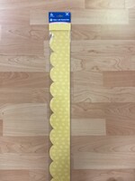 Grow Together Yellow w/Painted Dots Scalloped Border