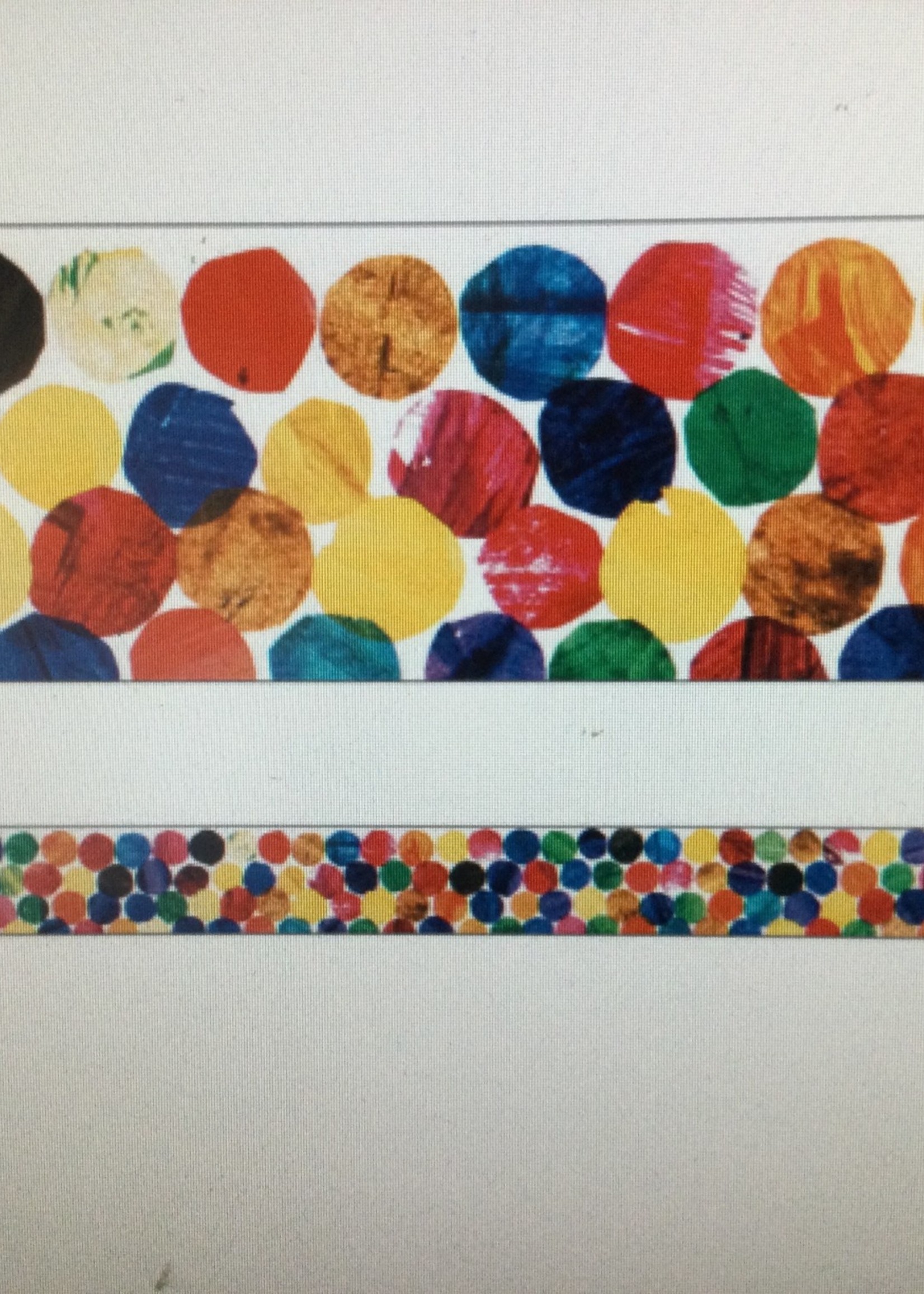 Very Hungry Caterpillar Dots Border 36'