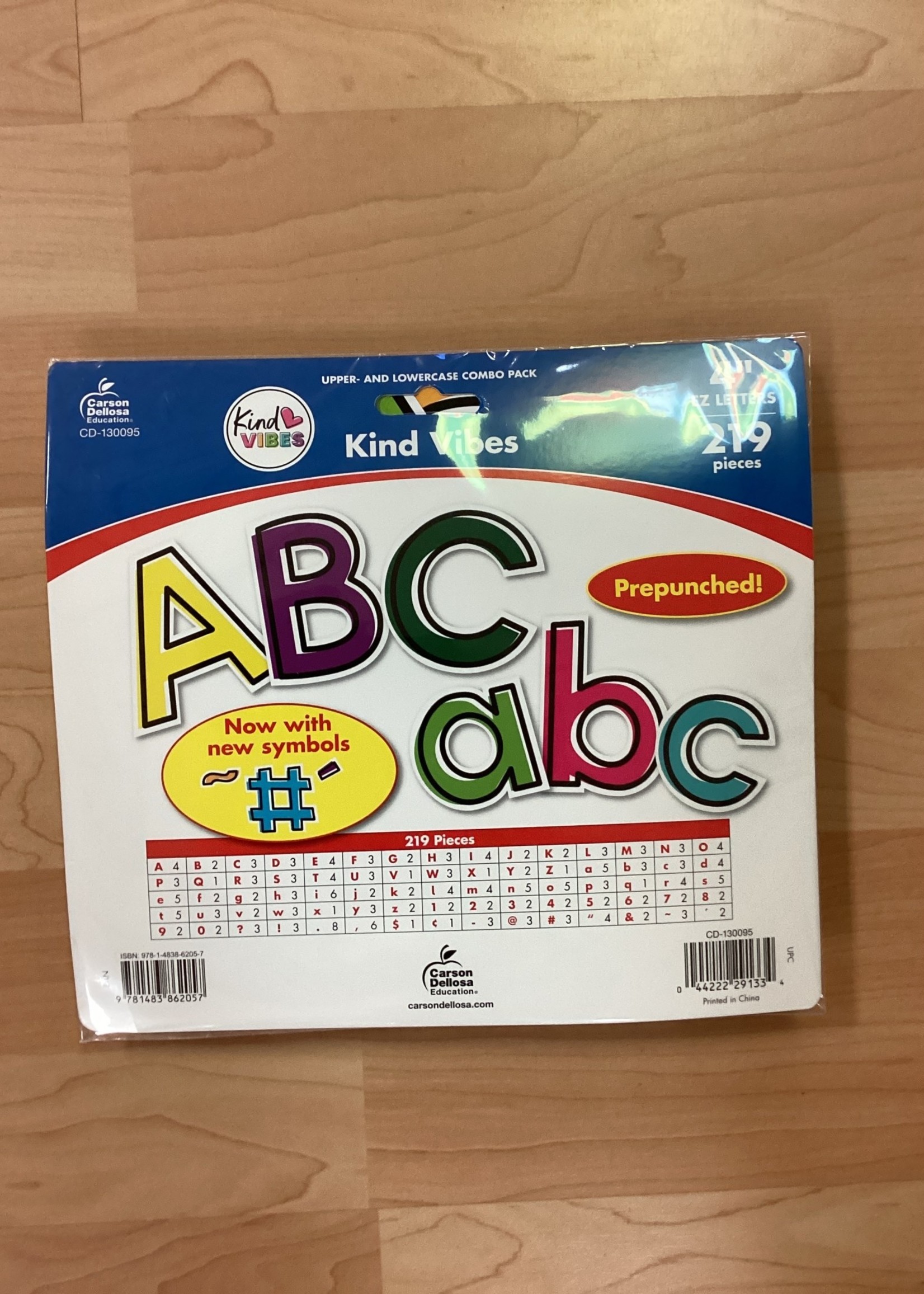 Kind Vibes Combo Pack Bulletin Board Letters 219pc