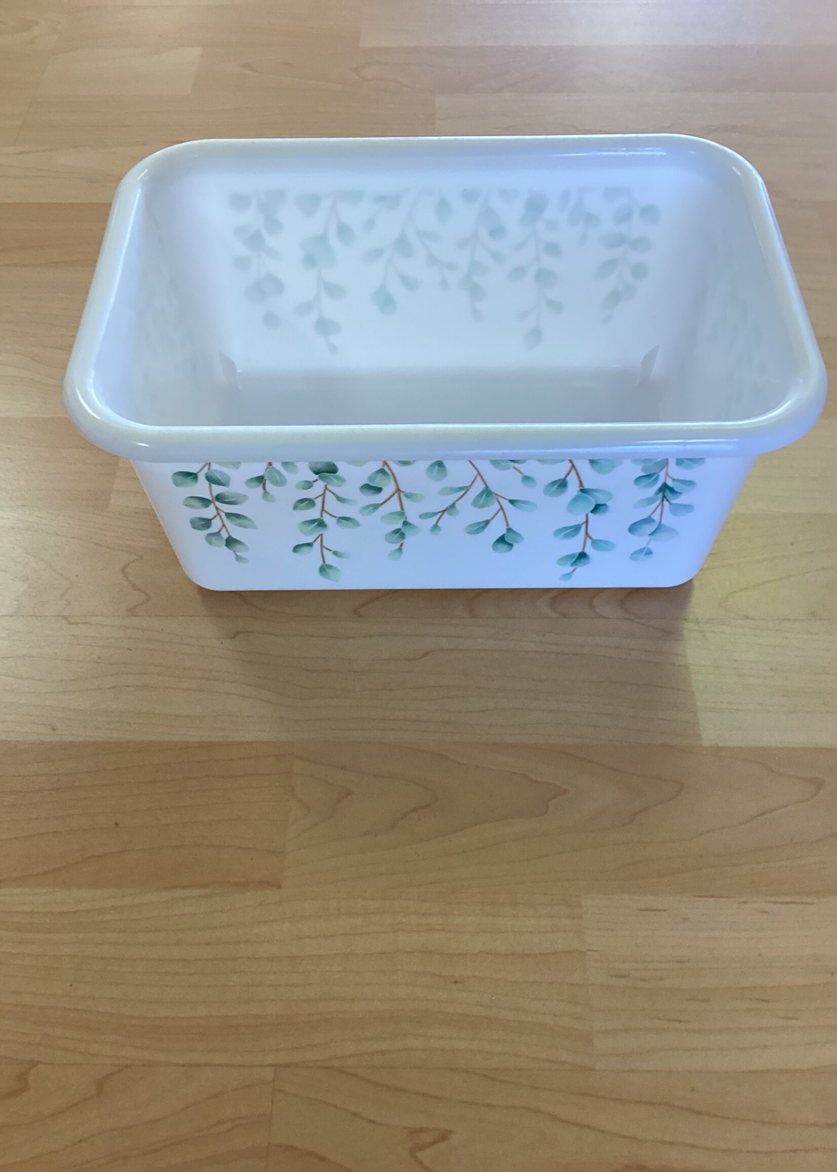 Eucalyptus Print Small Storage Bin