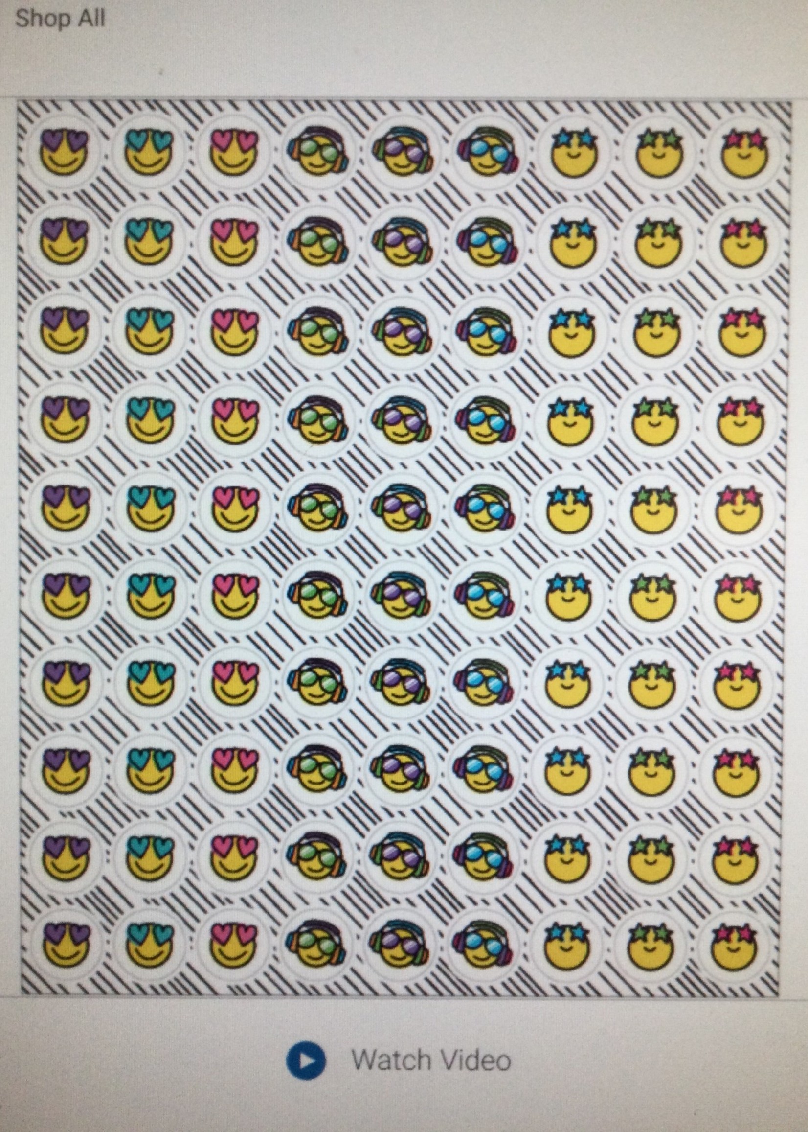 Kind Vibes Emoji Mini Stickers 810pc
