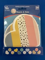We Belong Hearts & Dots Cutouts 36pc