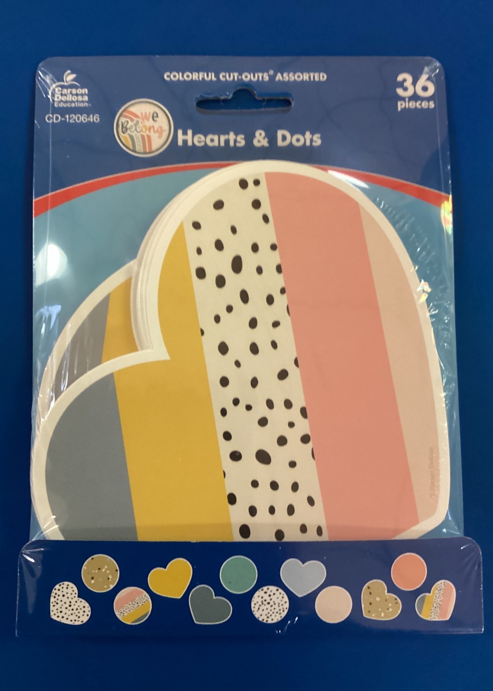 We Belong Hearts & Dots Cutouts